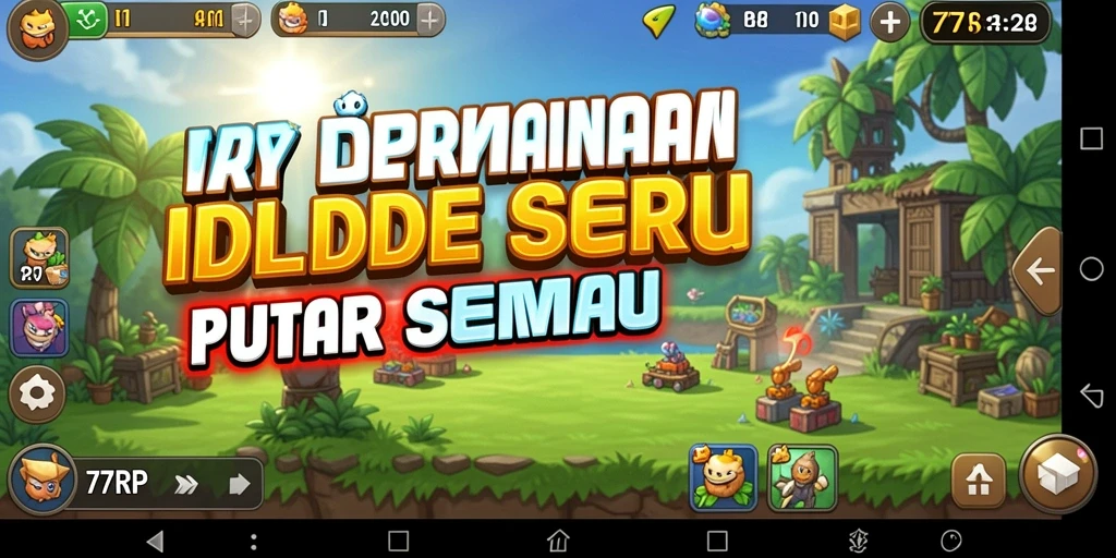 Screenshot gameplay 77RP menampilkan aktivitas manajerial yang seru.