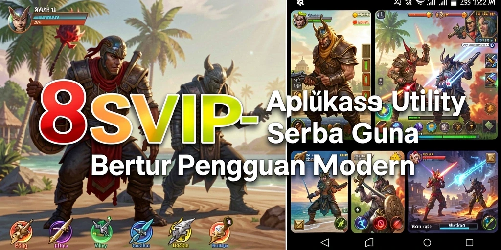 Tampilan antarmuka intuitif dari 8SVIP yang memudahkan pengguna.