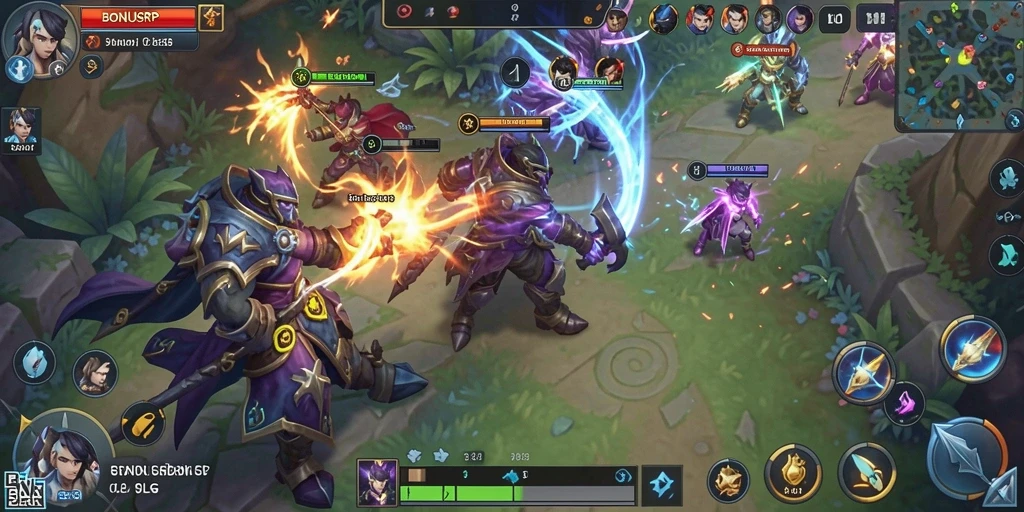 Tampilan menarik gameplay SLG di BONUSRP dengan strategi kota yang kompleks.