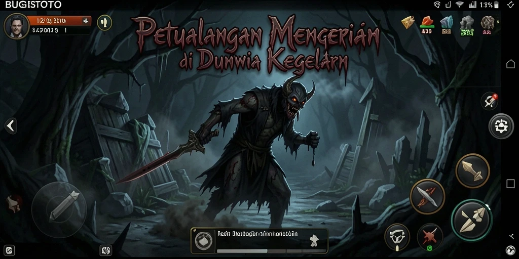 Tampilan gameplay mencekam di dalam dunia <strong>BUGISTOTO</strong>.
