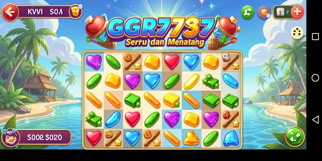 Tampilan gameplay seru dan menantang dari GGR7777.