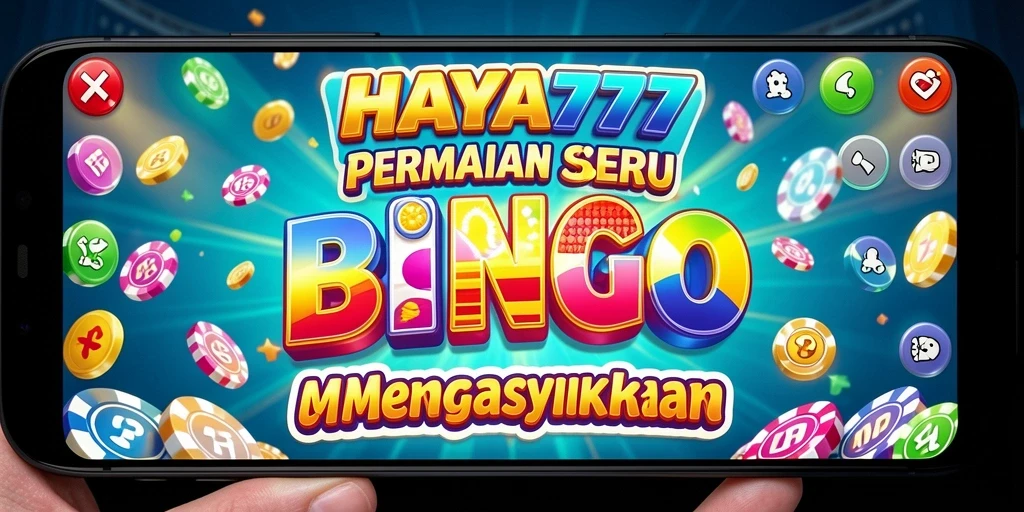 Tampilan gameplay HAYA777 dengan suasana Bingo yang seru.