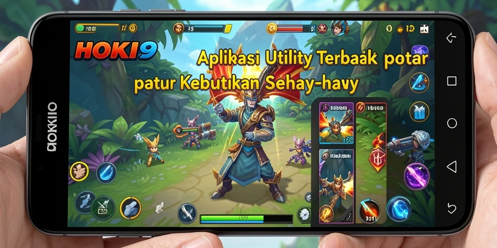 Tampilan utama HOKI9 dengan fitur Utility yang mudah diakses.