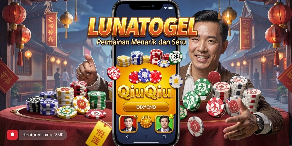 Screenshot dari gameplay seru LUNATOGEL QiuQiu.