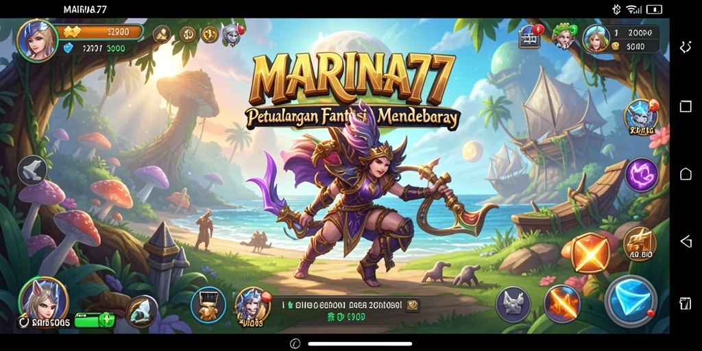Gameplay epik di dunia fantasi MARINA77.