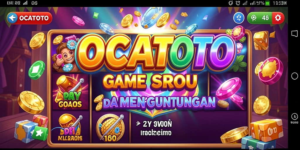 Tampilan gameplay menakjubkan dari OCATOTO dengan grafik menarik.