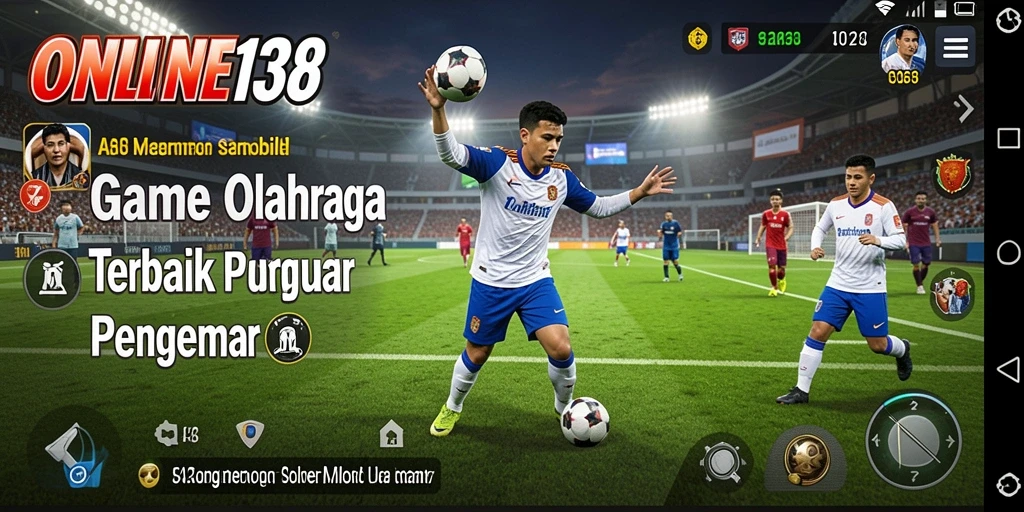 Tampilan gameplay yang menegangkan dari game olahraga ONLINE138.