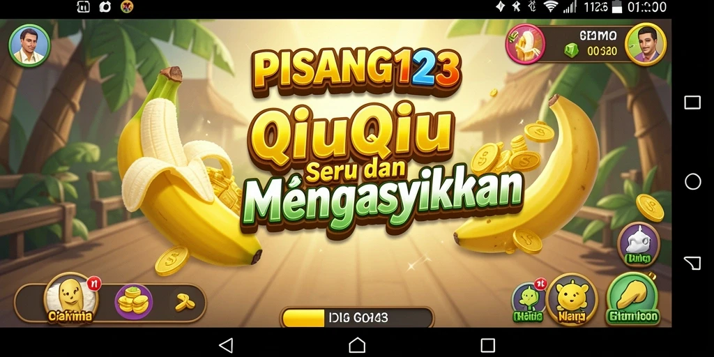 Tampilan gameplay PISANG123 yang seru dan interaktif.
