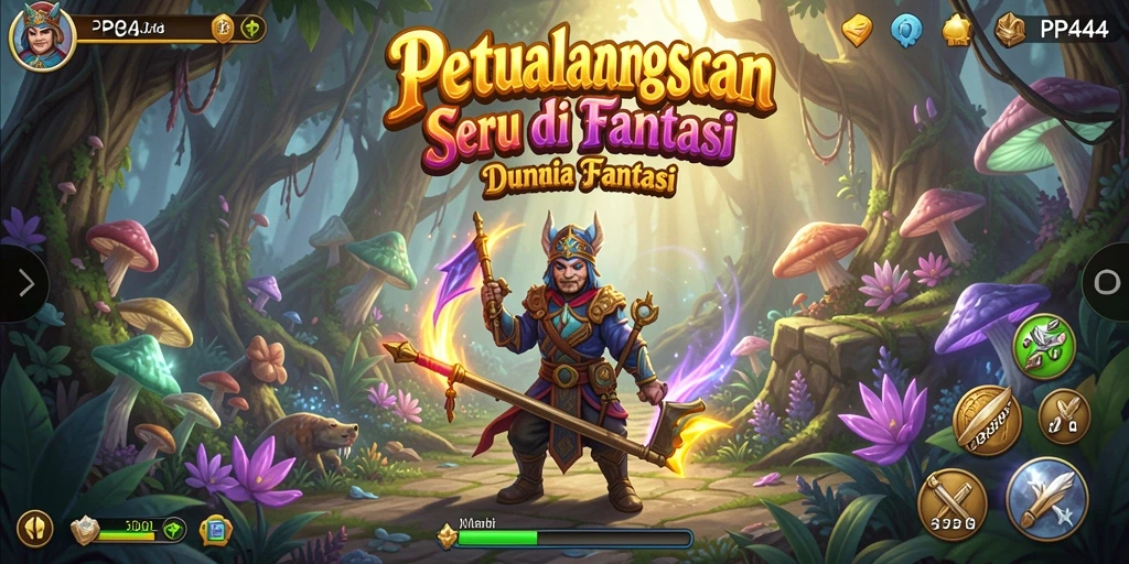 Menampilkan aksi petualangan seru di dunia fantasi PP444.
