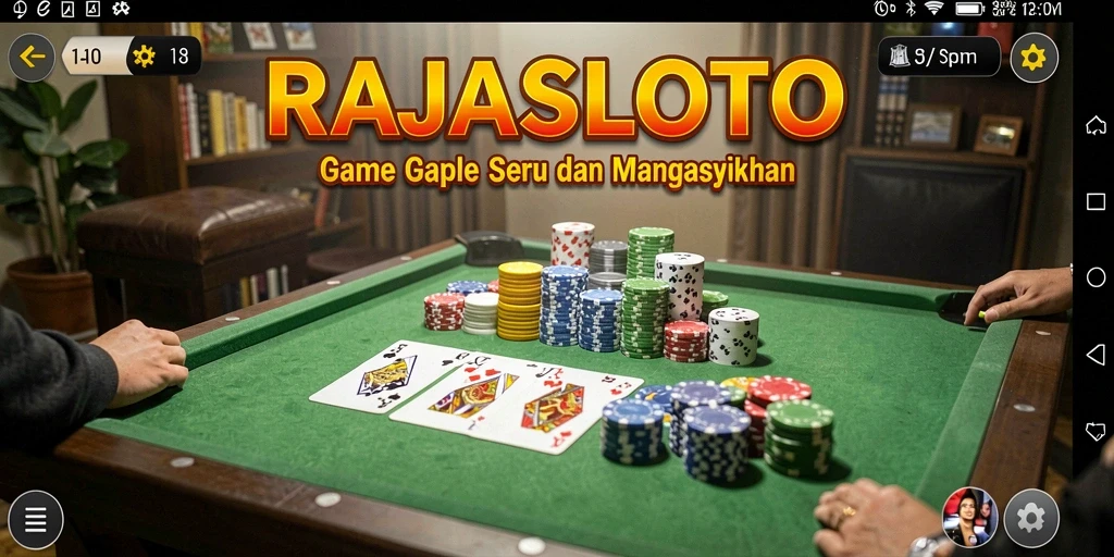 Tampilan menarik dari gameplay RAJASLOTO yang seru.