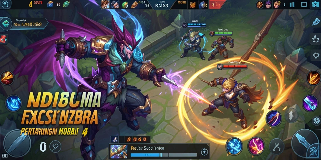 Gameplay seru RDI88 dengan aksi MOBA yang menarik.
