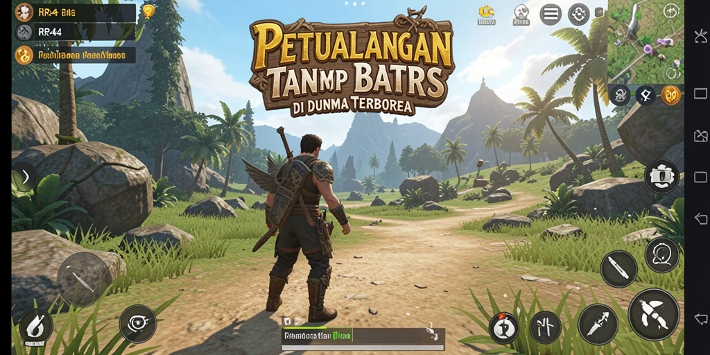 Tampilan gameplay Open World yang menakjubkan di RR44.