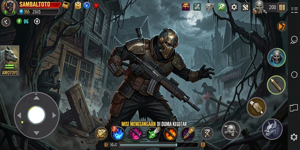Tampilan menakutkan dari gameplay SAMBALTOTO yang penuh ketegangan.