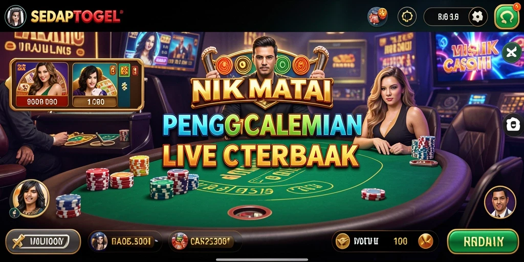 Tampilan menarik dari gameplay SEDAPTOGEL dalam Live Casino.