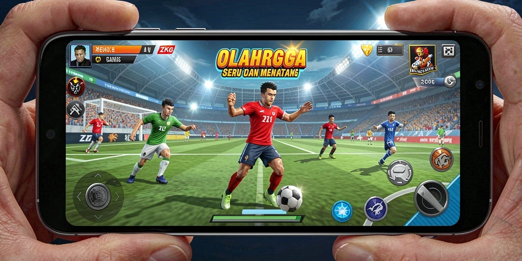 Tampilan gameplay ZK6 yang menyenangkan dan dinamis.